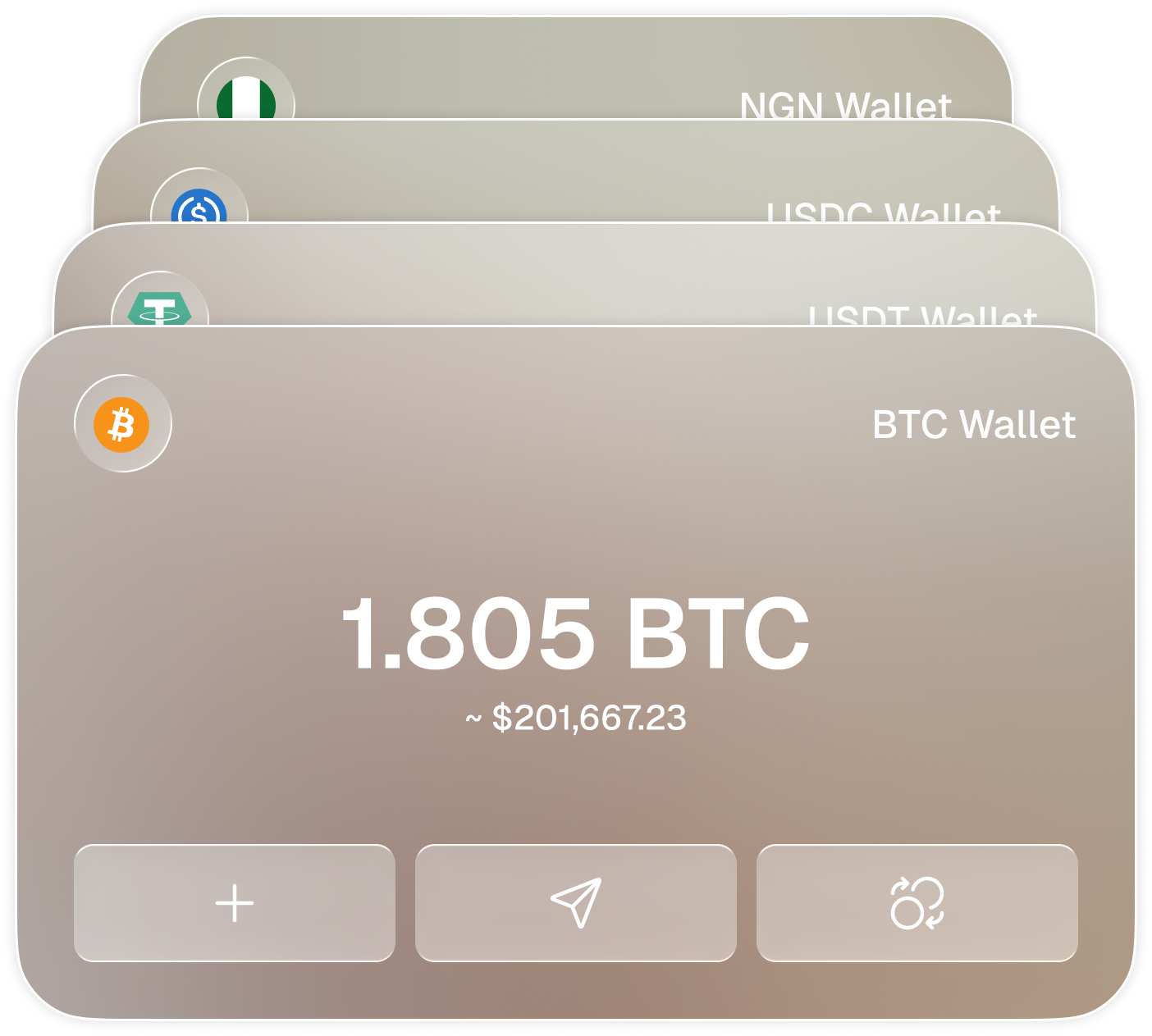 Frosted wallet images